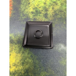10x Peanas cuadradas 20mm para Wargames
