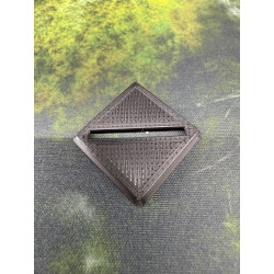 10x Peanas cuadradas 20mm para Wargames