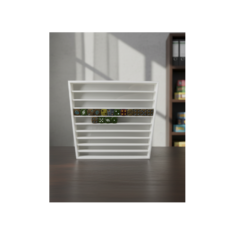 Dice display for 120 dice