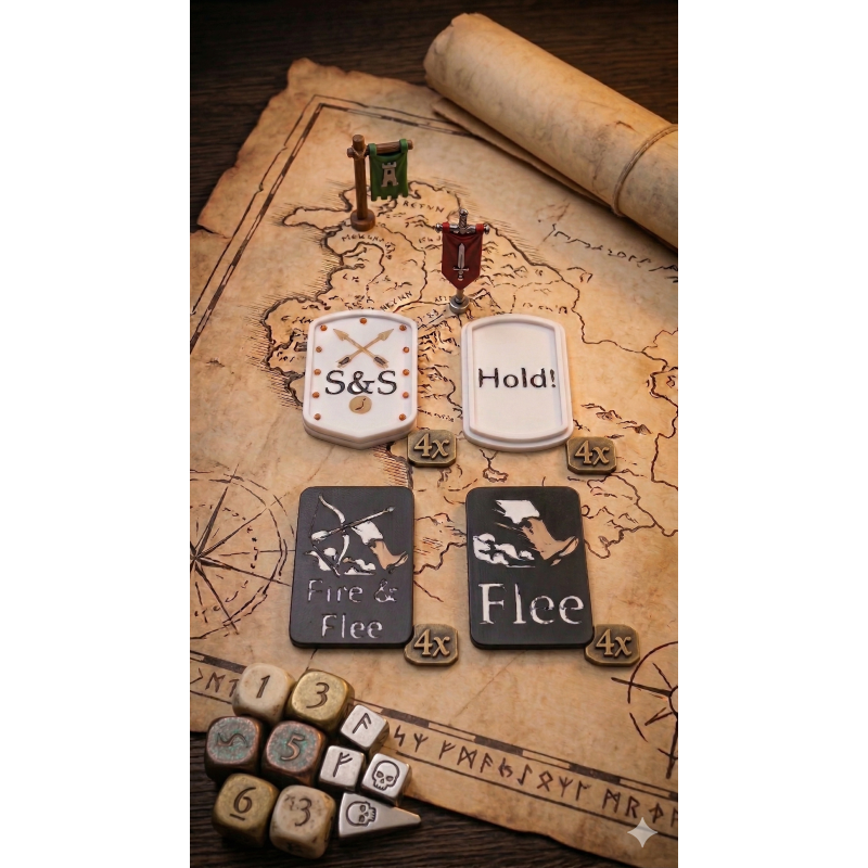 Kit de tokens de reacción a la carga ToW - 16 piezas